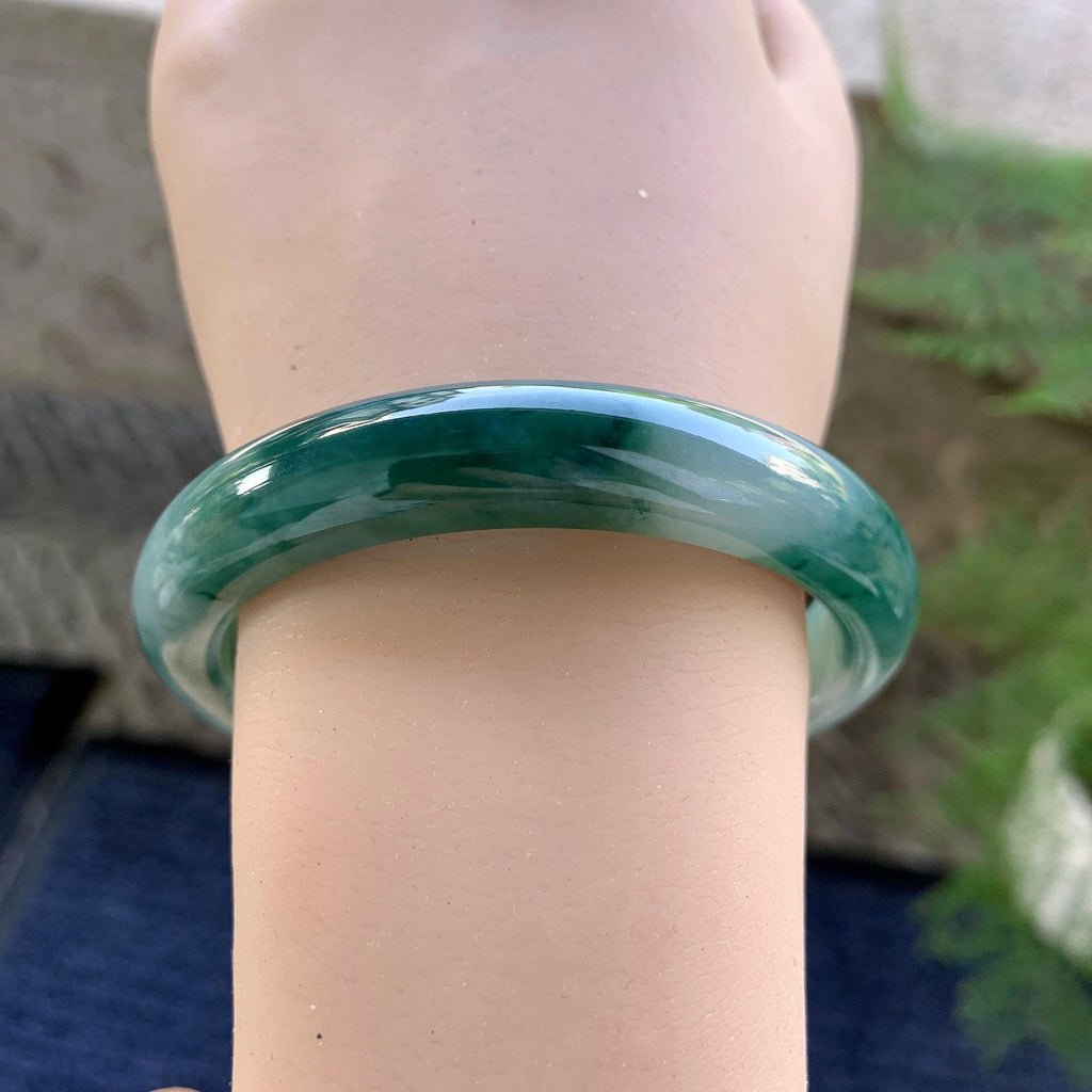 细糯种飘花平安镯（58mm）（yc249420）