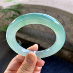 糯冰种晴水圆条手镯（55.3mm）（yc264050）