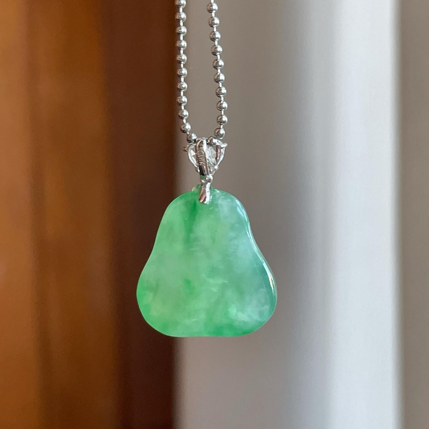 糯冰带色翡翠福瓜（yc265199）