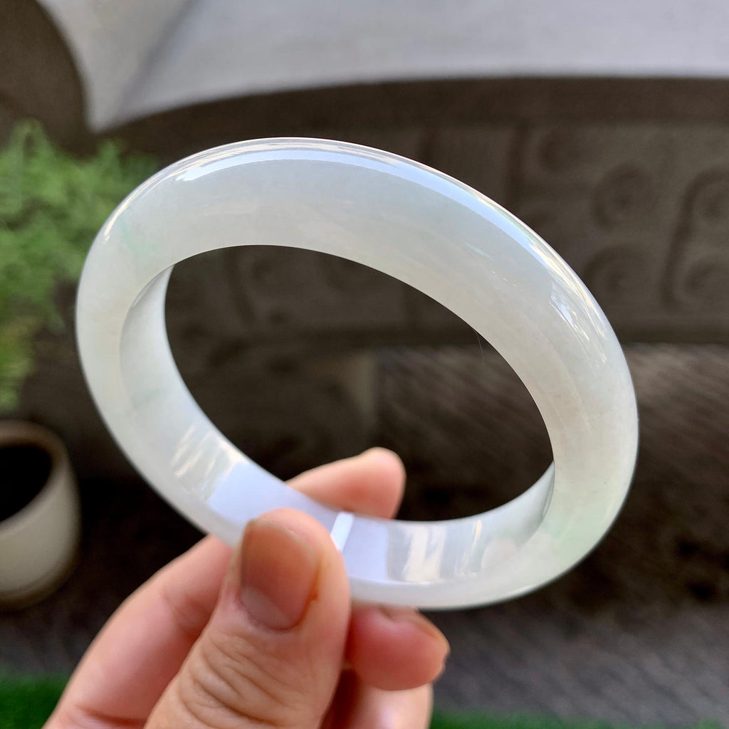 细糯种无色平安镯（56mm）（yc240752）