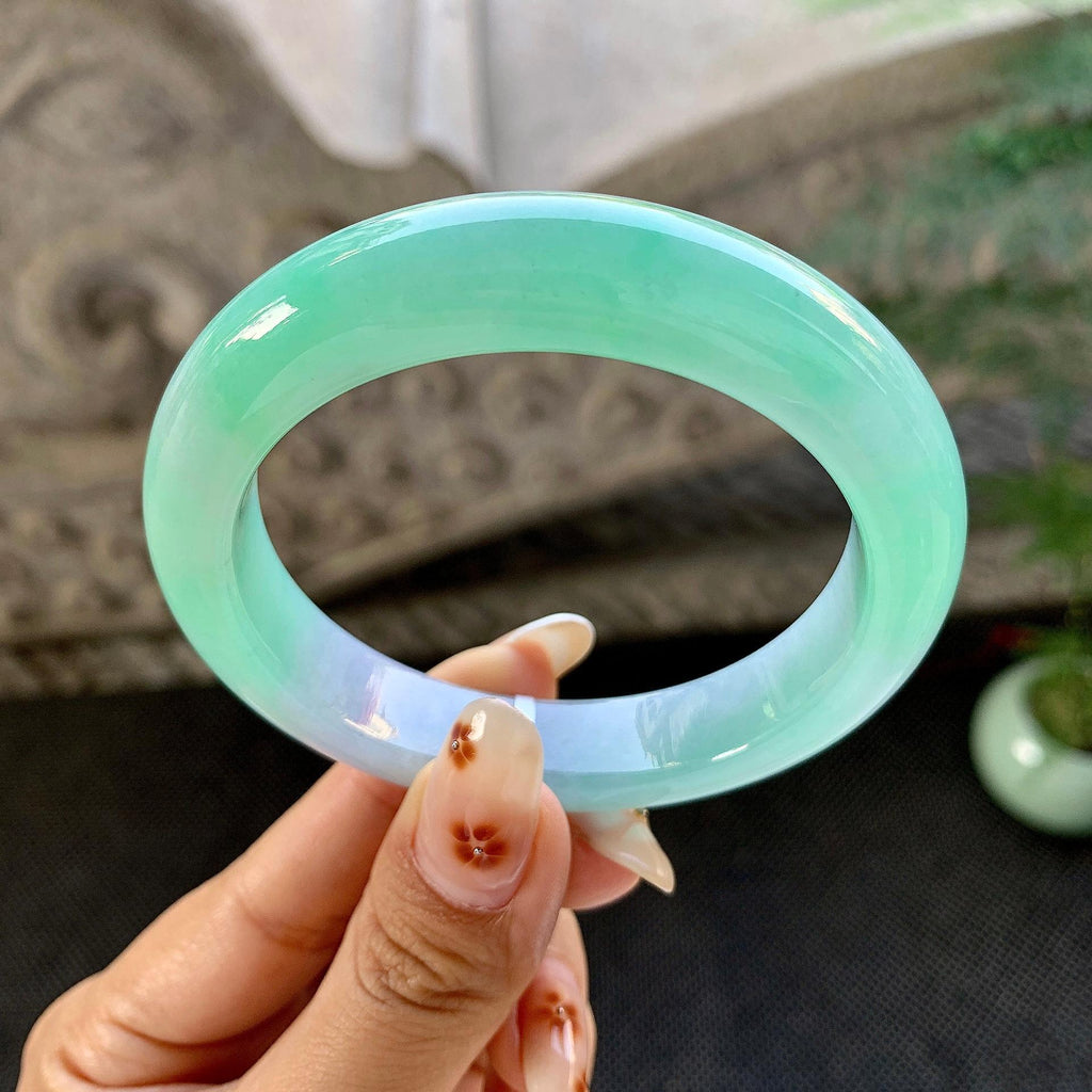 细糯种春彩平安镯（55mm）（yc264526）