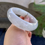 糯冰种无色宽版轮胎手镯（57mm）（yc249390）