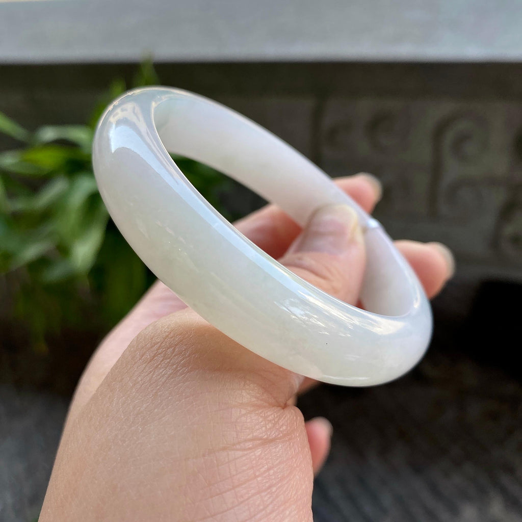 细糯种无色平安镯（56.3mm）（yc311022）