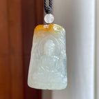 糯冰黄翡翡翠大日如来（yc266468）