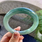 细糯种油青圆条手镯（57mm）（yc274591）