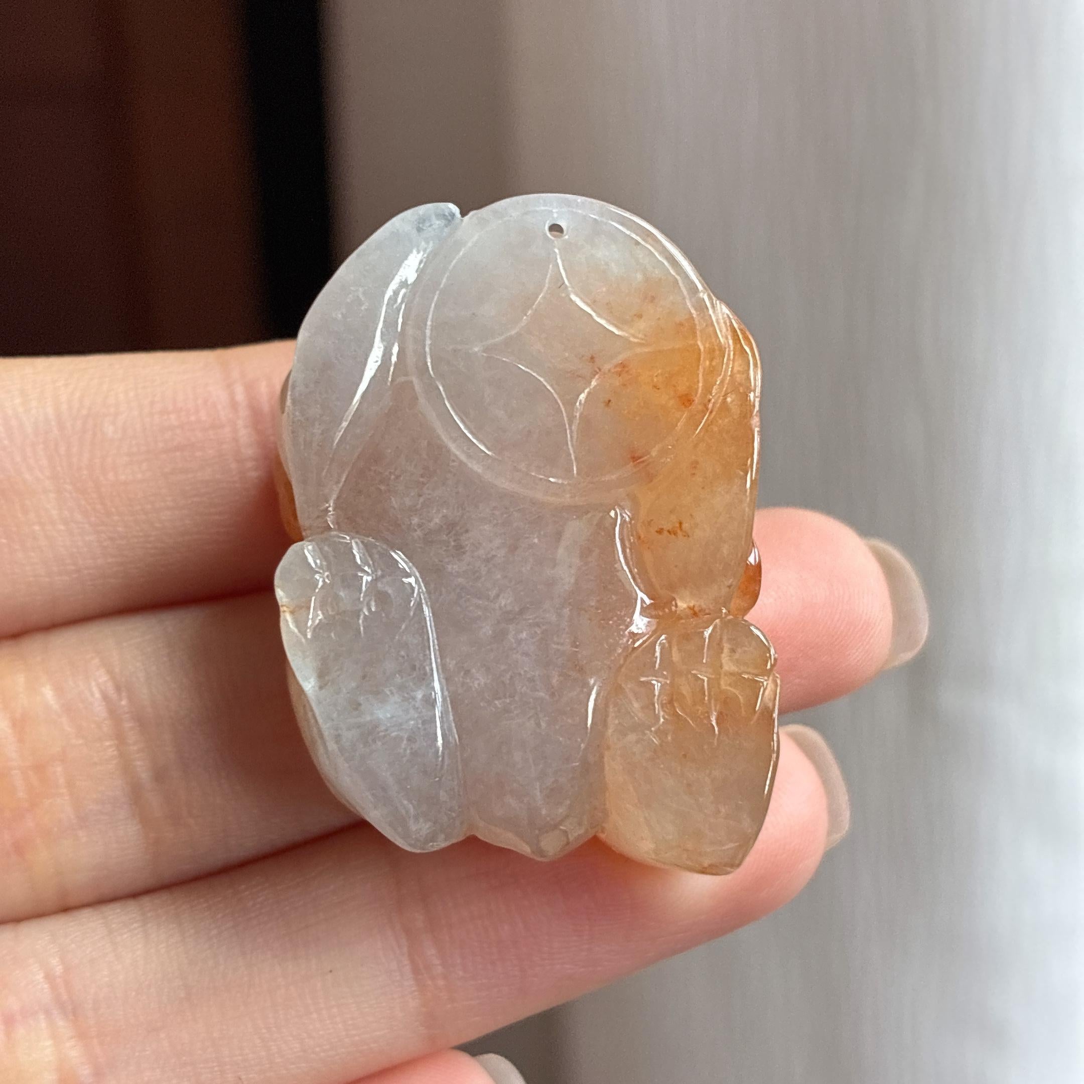 糯冰黄翡貔貅 天然缅甸A货翡翠（yc439412）