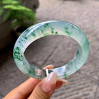冰种飘花平安镯（56.2mm）（yc203717）