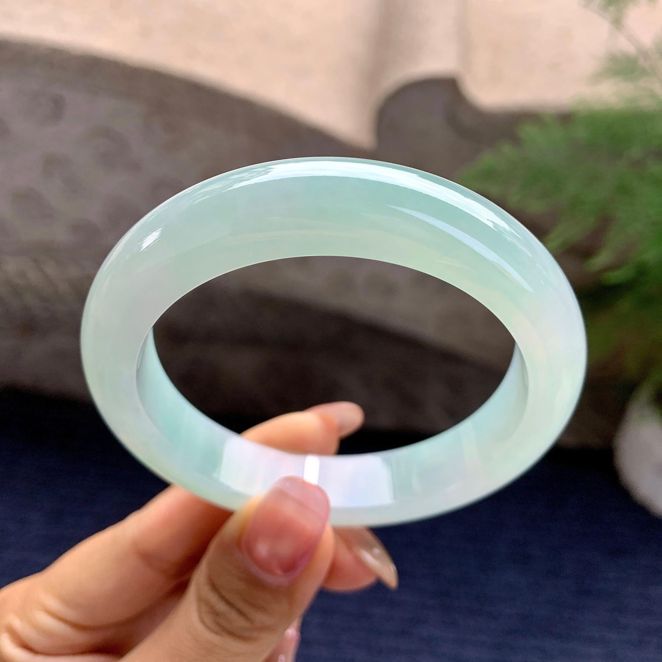 细糯种晴底平安镯（56.6mm）（yc295588）