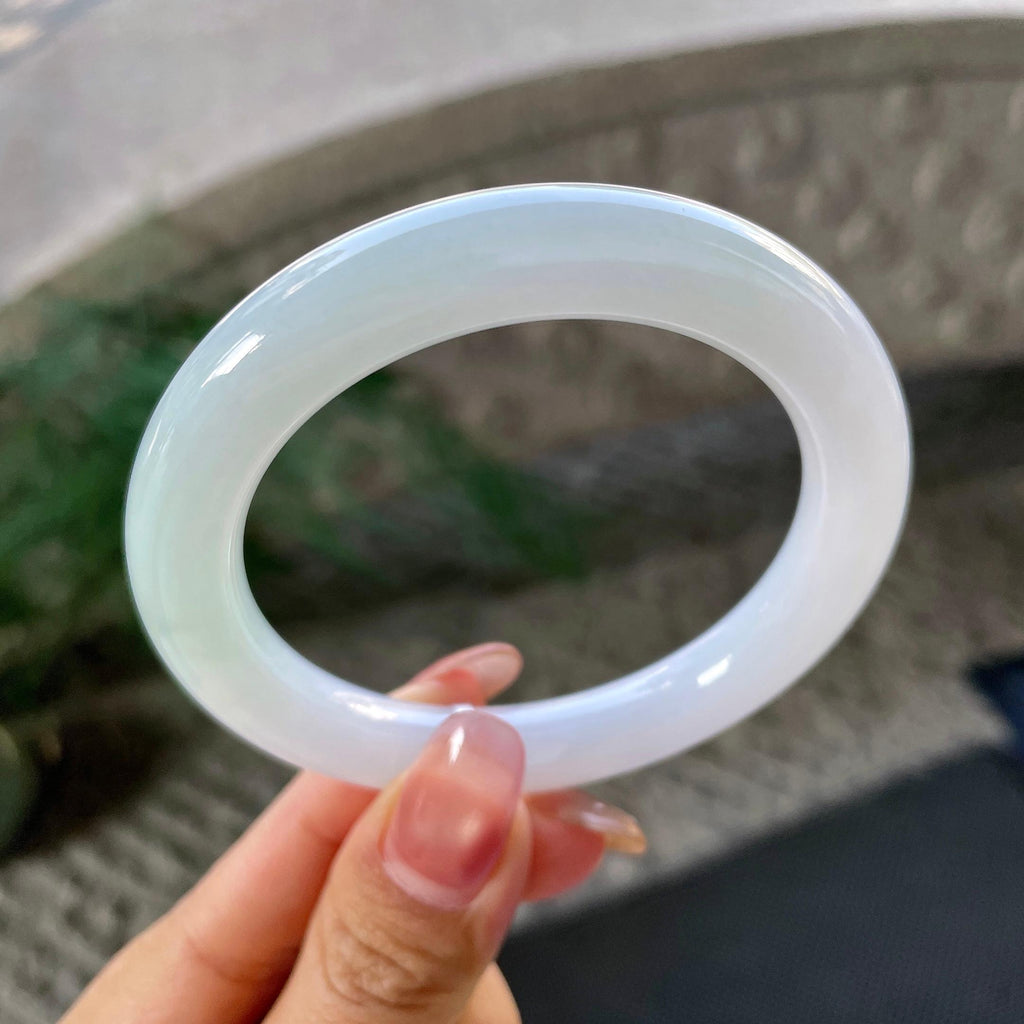 细糯种带底色圆条手镯（55.1mm）（yc305683）