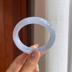 糯冰紫罗兰翡翠平安镯（52.5mm）（yc414548）