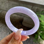 细糯种紫罗兰平安镯（52.8mm）（yc202377）