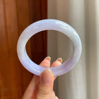 糯冰紫罗兰翡翠平安镯（52.6mm)（yc377224）