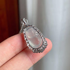 18k金镶冰种翡翠佛公（yc250563）