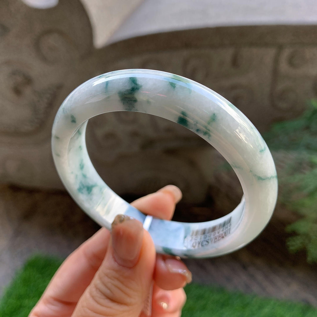 糯种飘花平安镯（56.8mm）（yc293329）