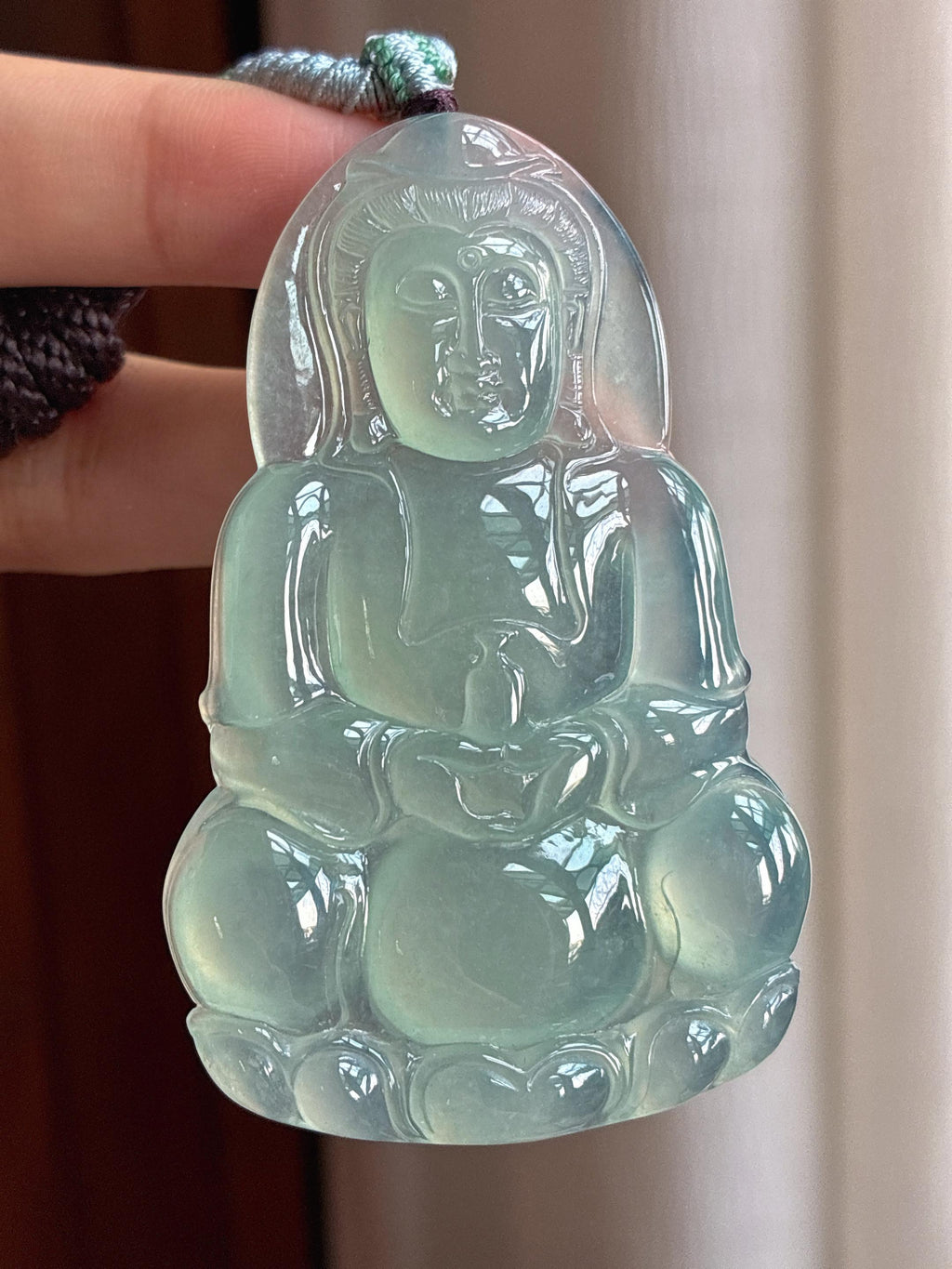 冰种晴底翡翠观音（yc422928）