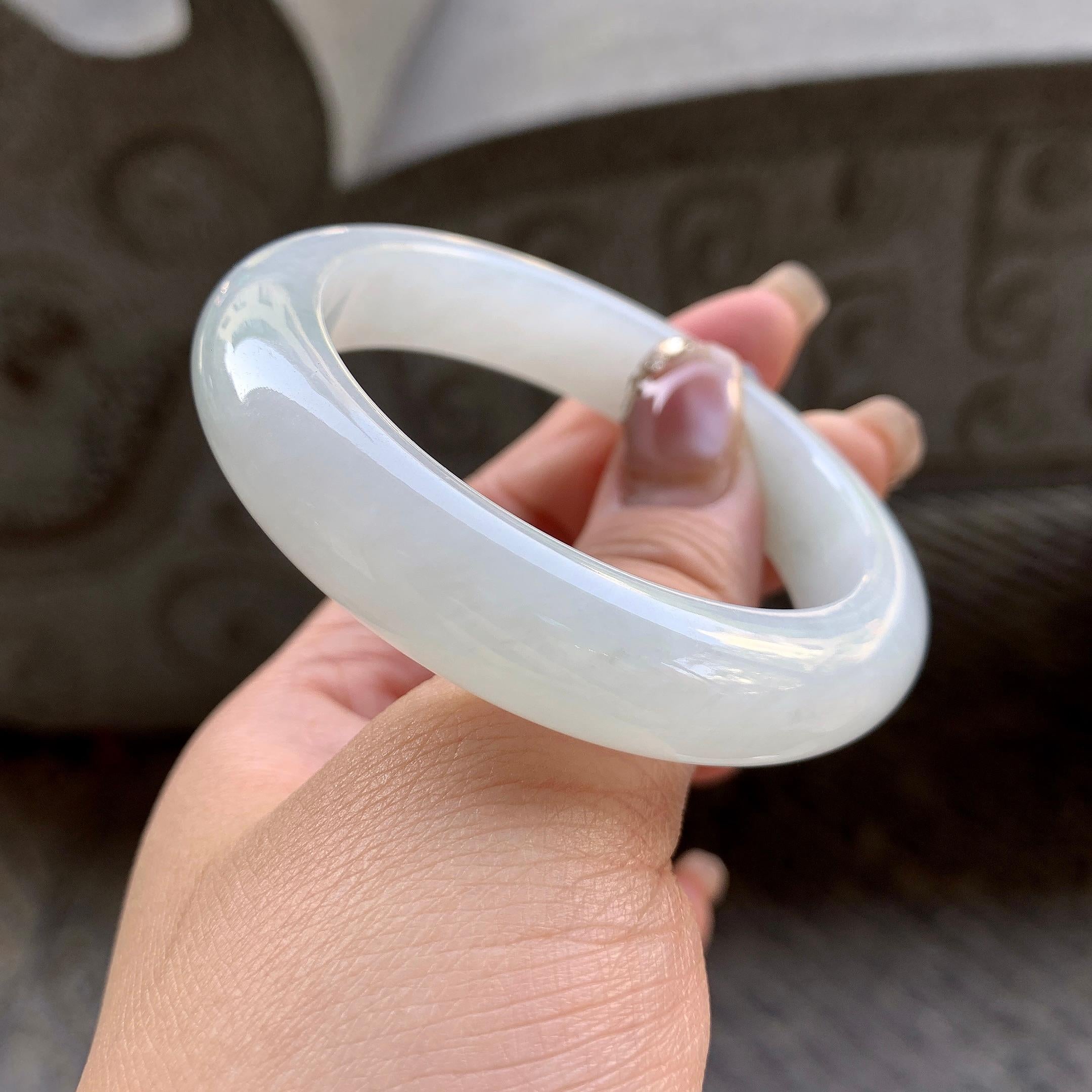 糯种无色平安镯（51.5mm）（yc296334）
