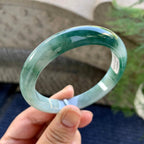 细糯种飘花平安镯（58mm）（yc249420）