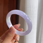 糯冰紫罗兰翡翠平安镯（55.7mm）（yc404787）