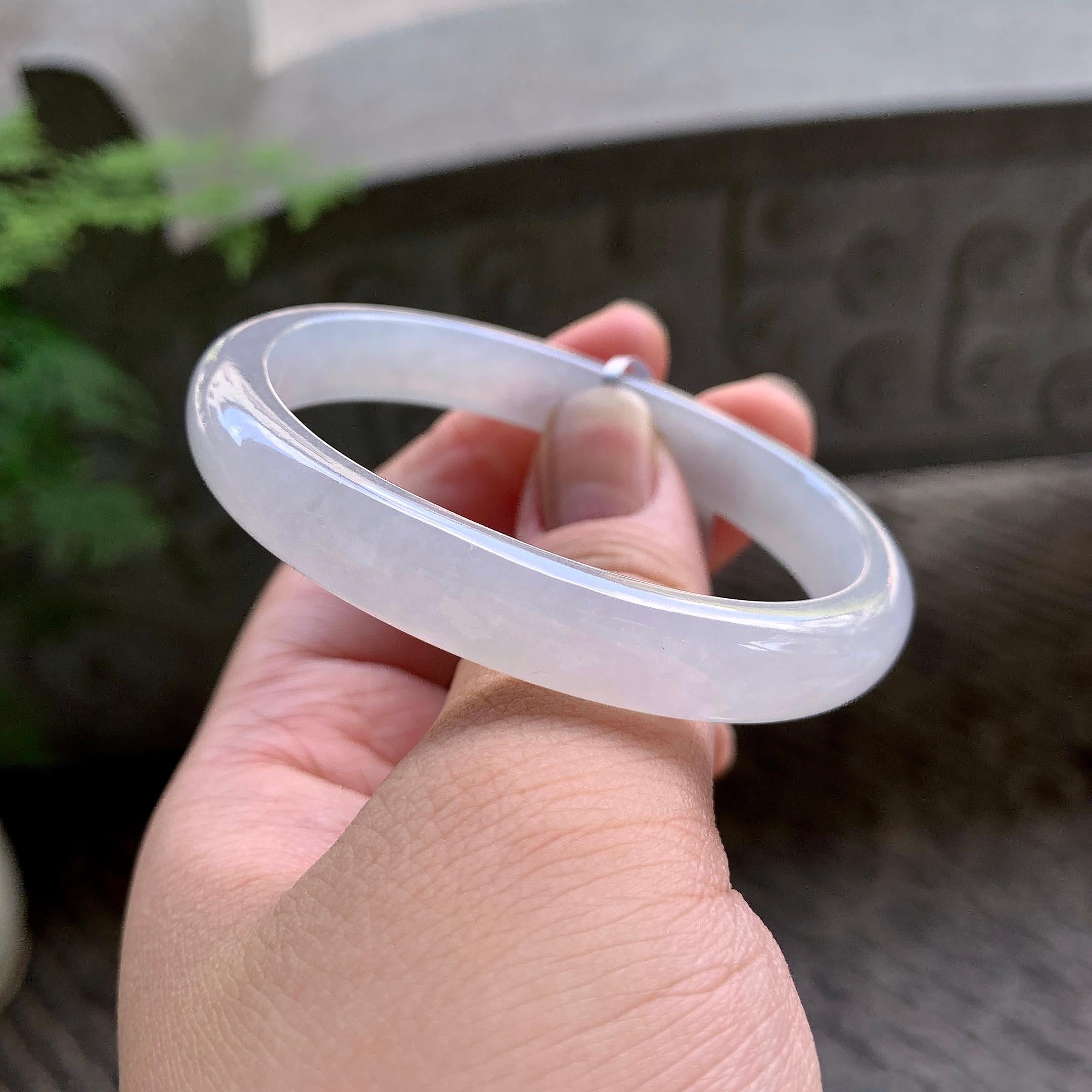 糯冰种无色贵妃手镯（54mm）（yc202392）