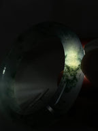 冰种飘花平安镯（56.2mm）（yc203717）