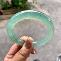 糯冰种晴水圆条手镯（56.4mm）（yc297183）