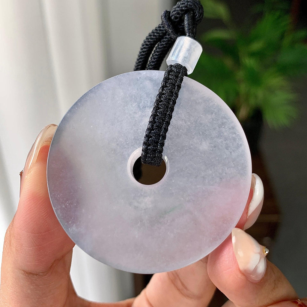 冰种无色平安扣挂件（yc246706）