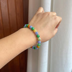 糯冰多宝翡翠珠串手串（yc259085）