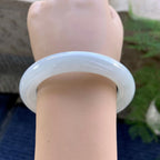 细糯种无色圆条手镯（54.4mm）（yc249445）