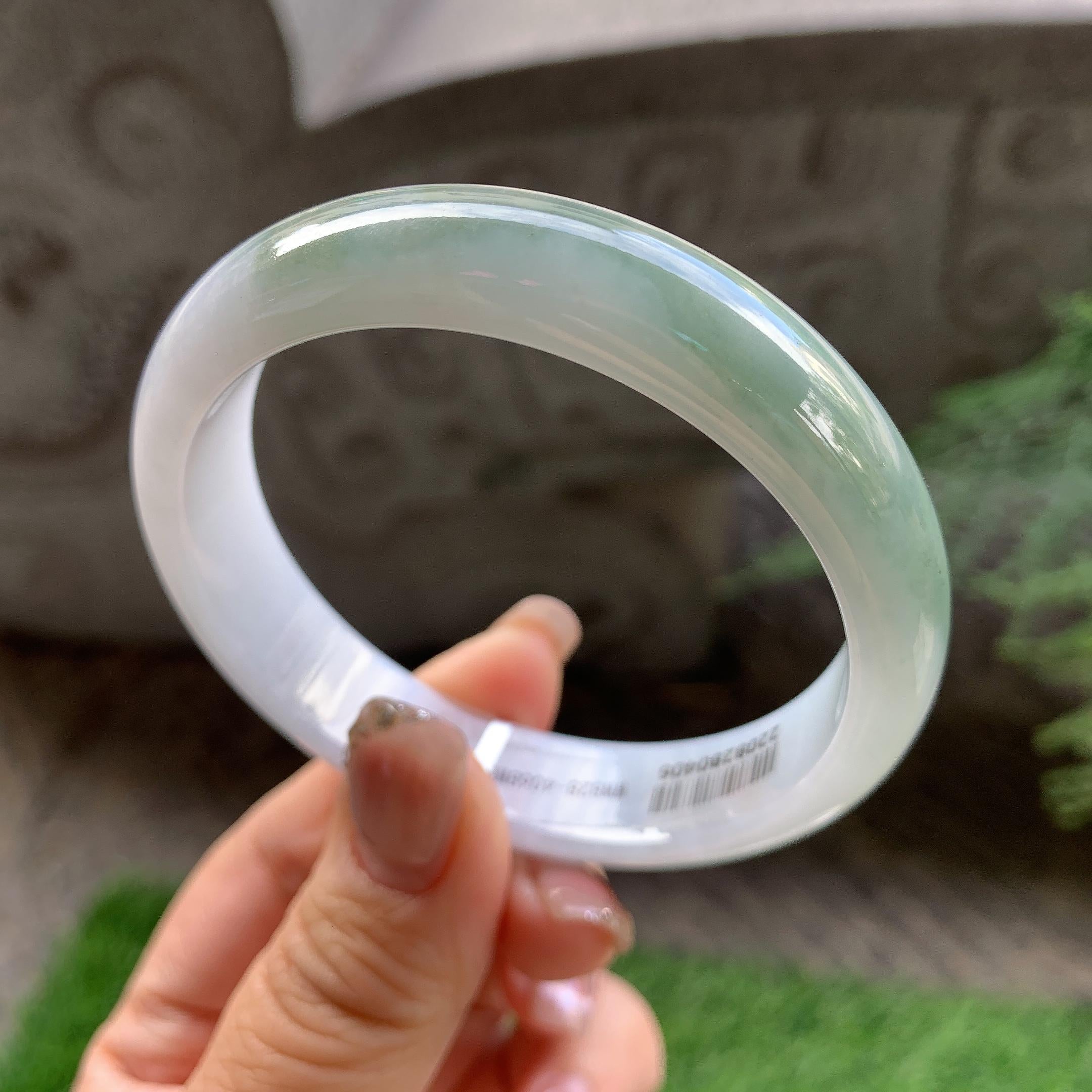 细糯种半山水平安镯（56.7mm）（yc293319）