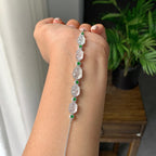 18k金冰种无色貔貅手链（yc233834）