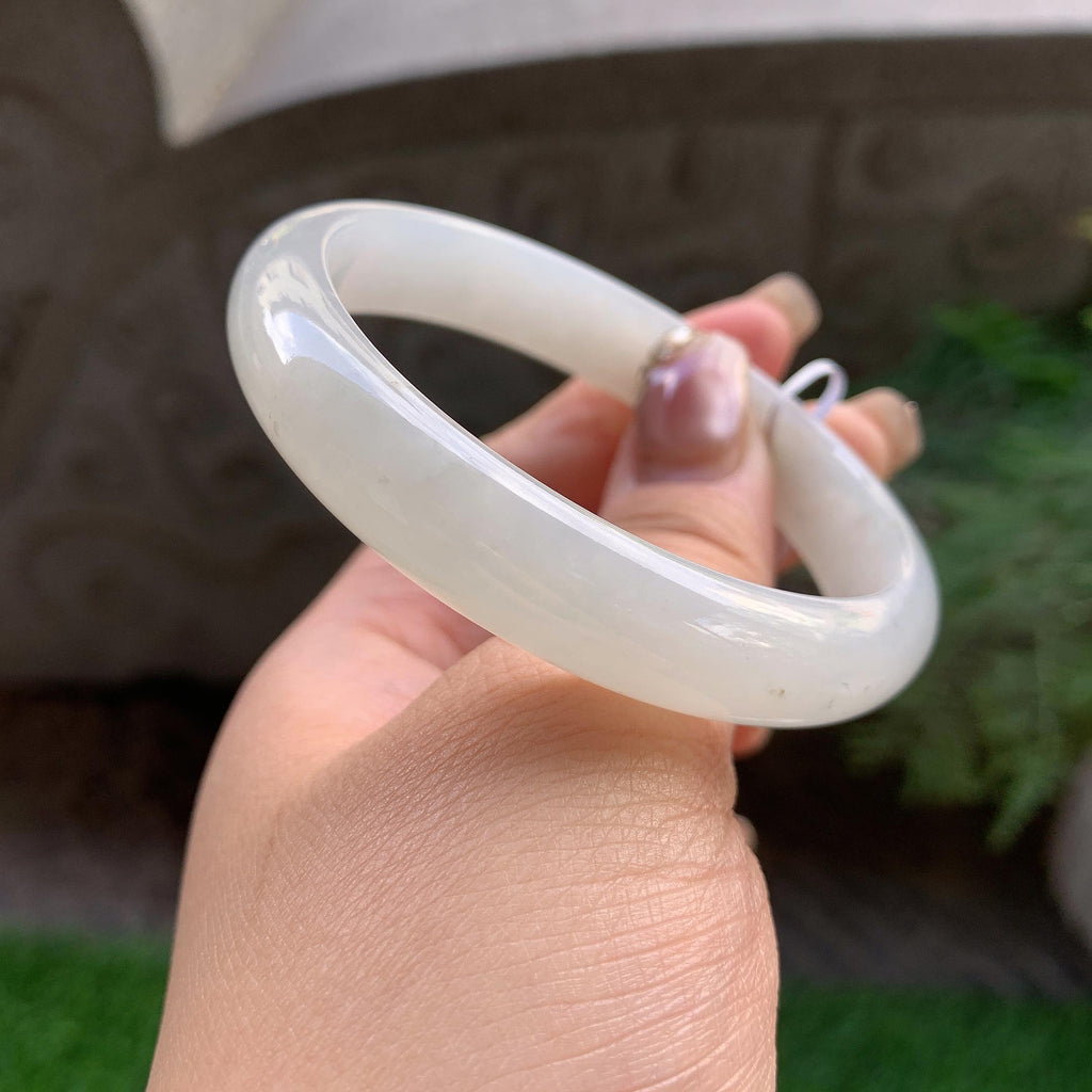 细糯种无色平安镯（56.6mm）（yc293327）
