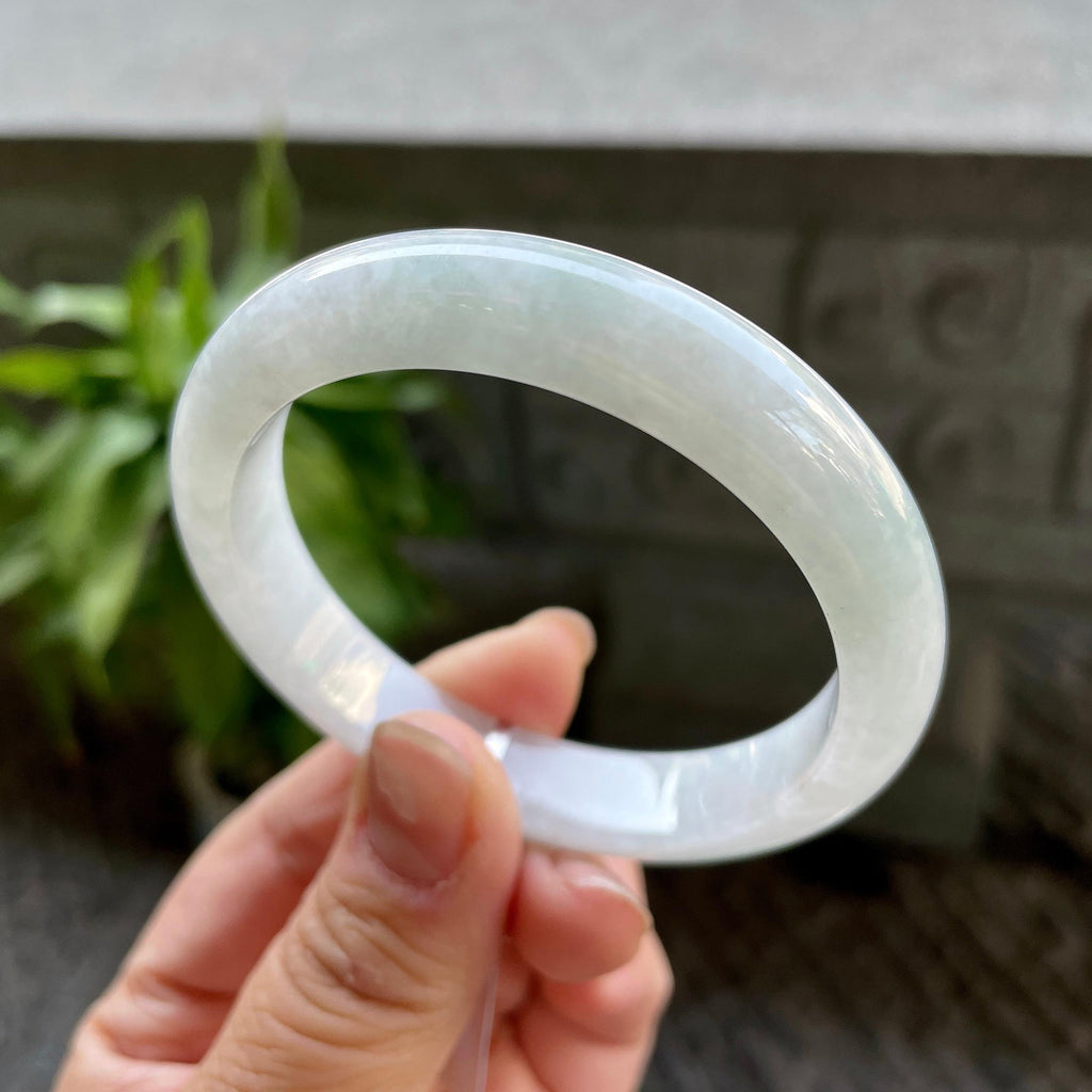 糯种无色平安镯（54mm）（yc310095）