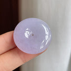 糯冰紫罗兰翡翠平安扣（yc248481）