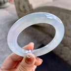 糯冰种晴底圆条手镯（54mm）（yc273588）