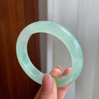 冰种晴底翡翠平安镯（54.4mm)（yc342184）