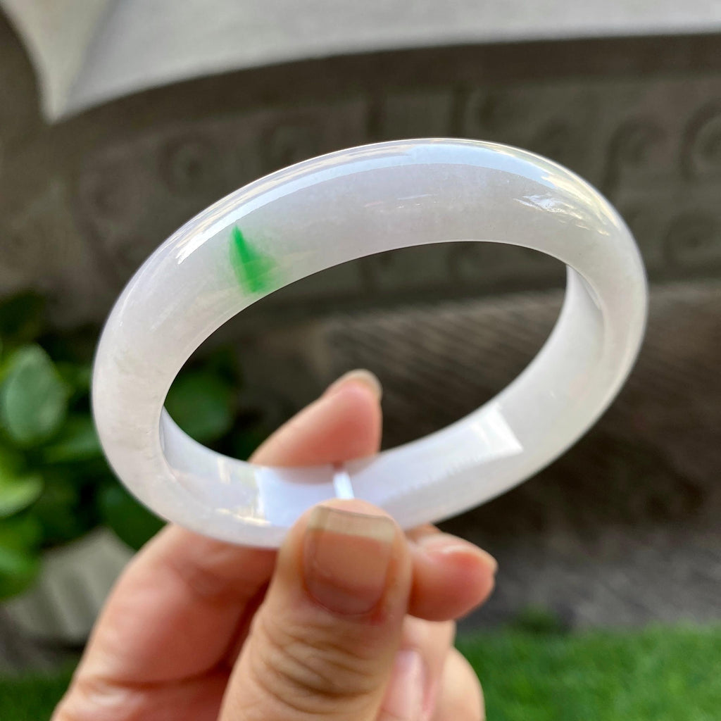 细糯种飘绿贵妃手镯（55mm）（yc304776）