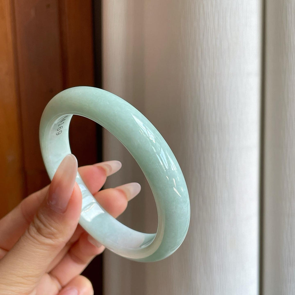 细糯冰晴底翡翠平安（58.7mm）（yc283259）