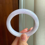 糯冰紫罗兰翡翠平安镯（56.5mm)（yc322522）