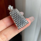 S925银镶冰种紫罗兰翡翠无事牌挂件（yc175933）