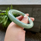 糯种油青圆条手镯（54.4mm）（yc310103）