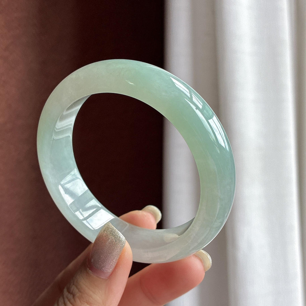 糯冰晴底正圈平安镯 57圈（yc770412）