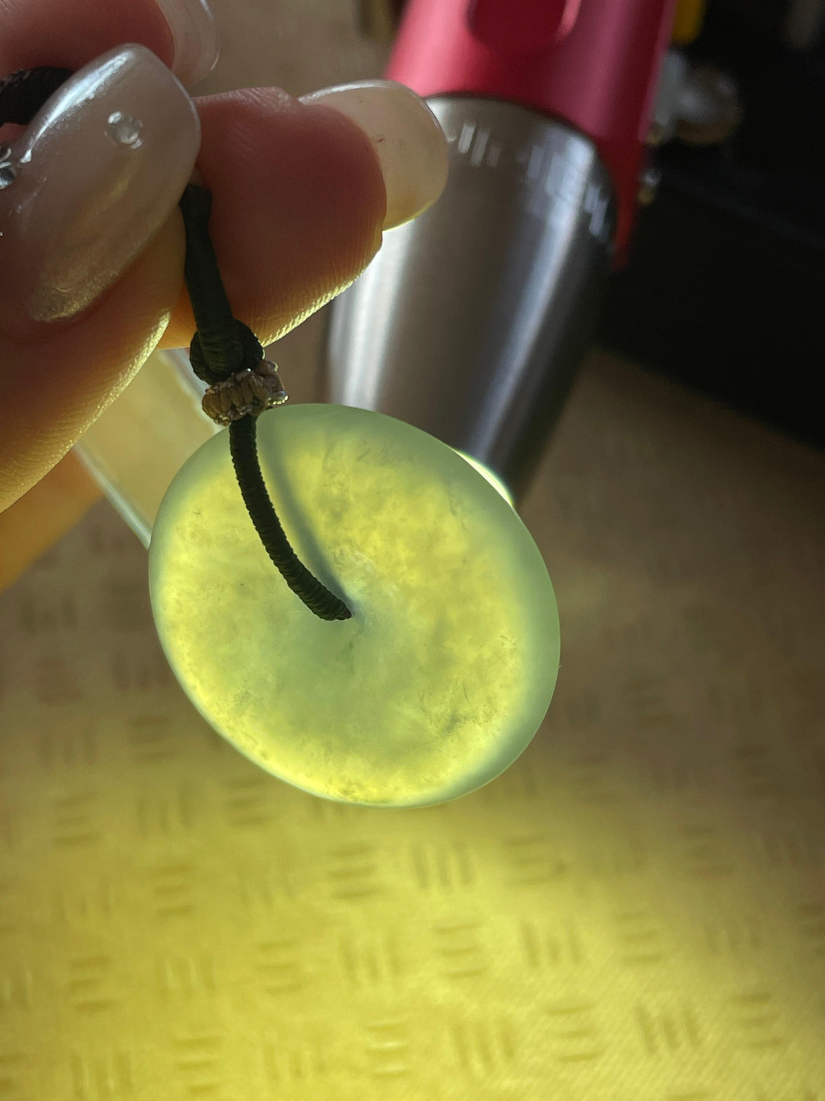 冰种无色平安扣挂件（yc759691）