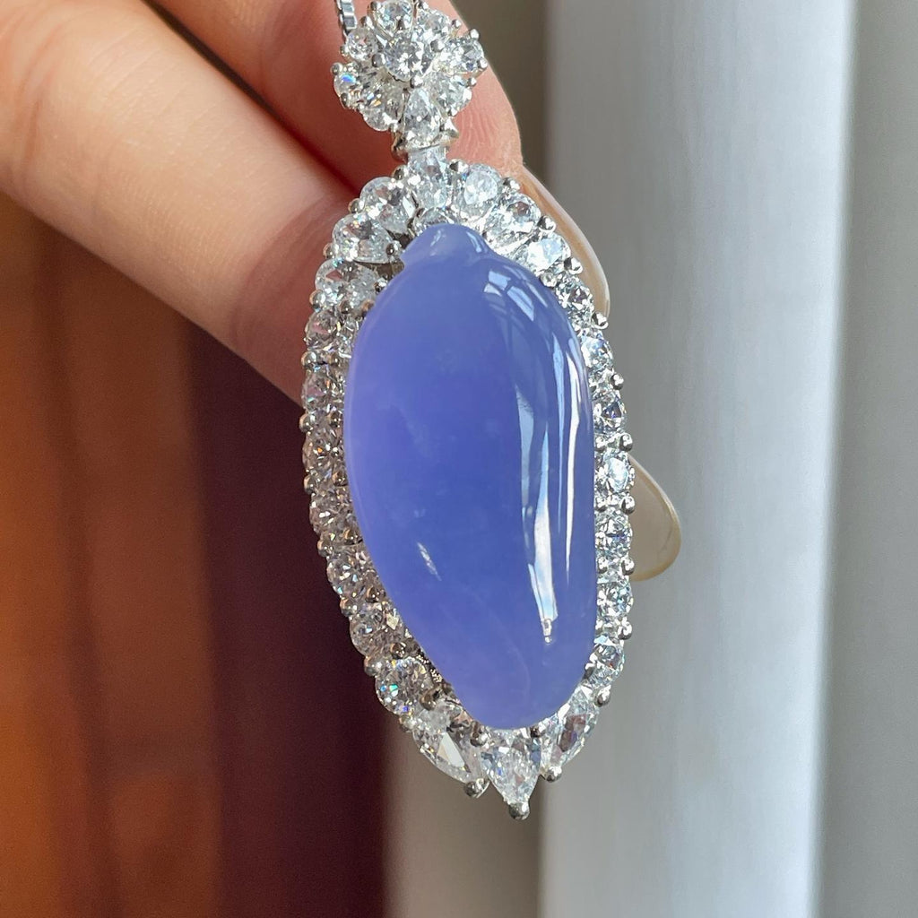 铜托糯冰紫罗兰翡翠福瓜（yc270311）