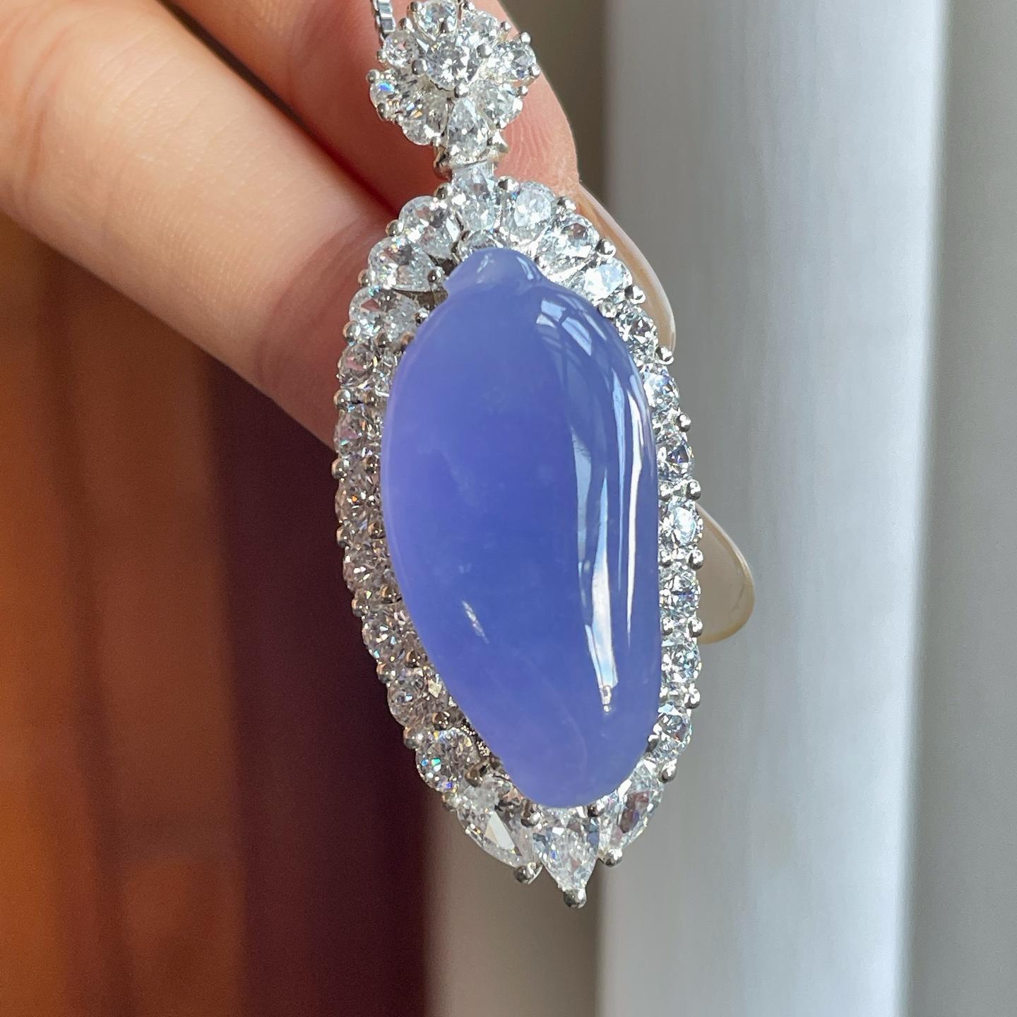 铜托糯冰紫罗兰翡翠福瓜（yc270311）