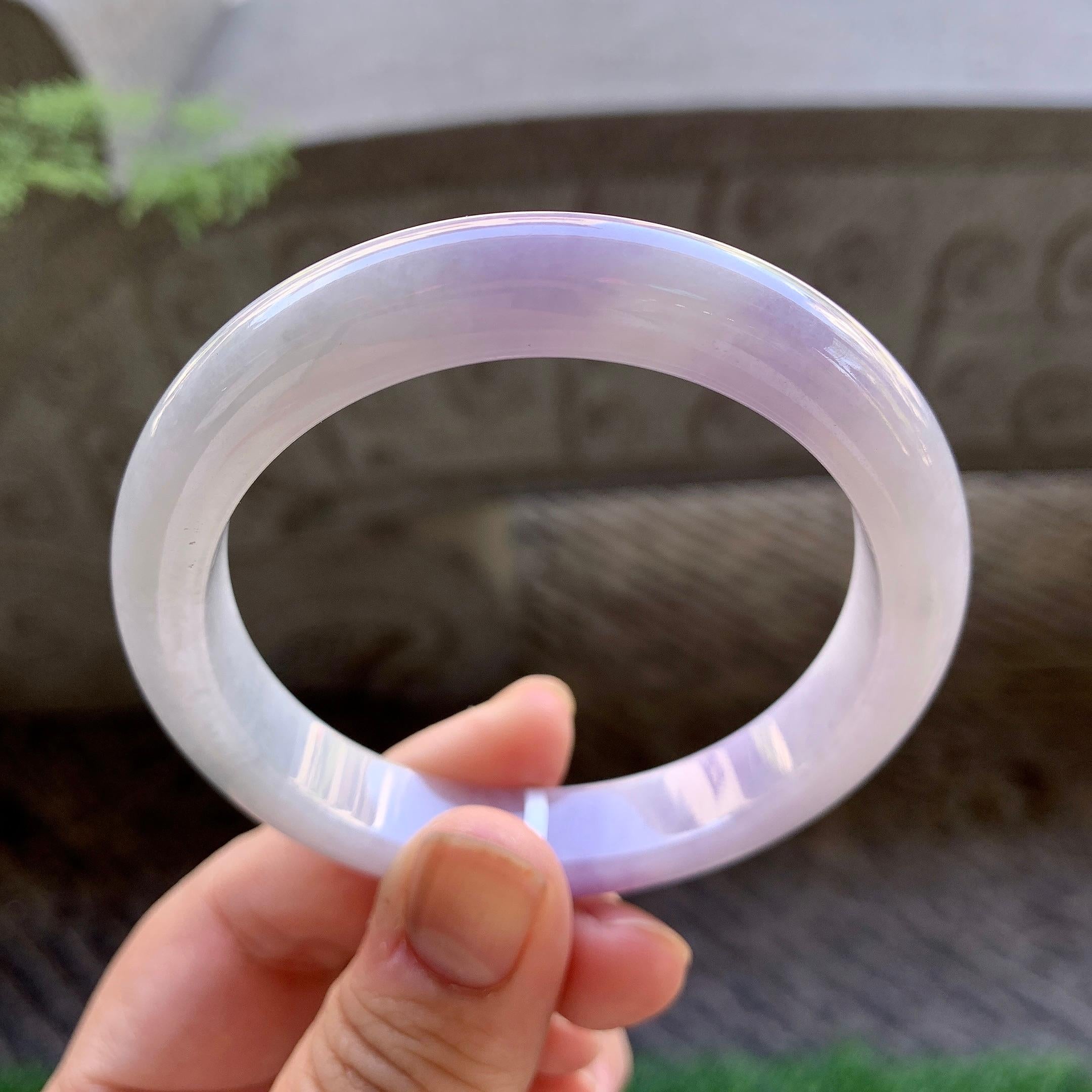 糯种紫罗兰平安镯（56.3mm）（yc213149）