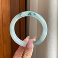 糯冰飘花翡翠平安镯（59.8mm）（yc291901）