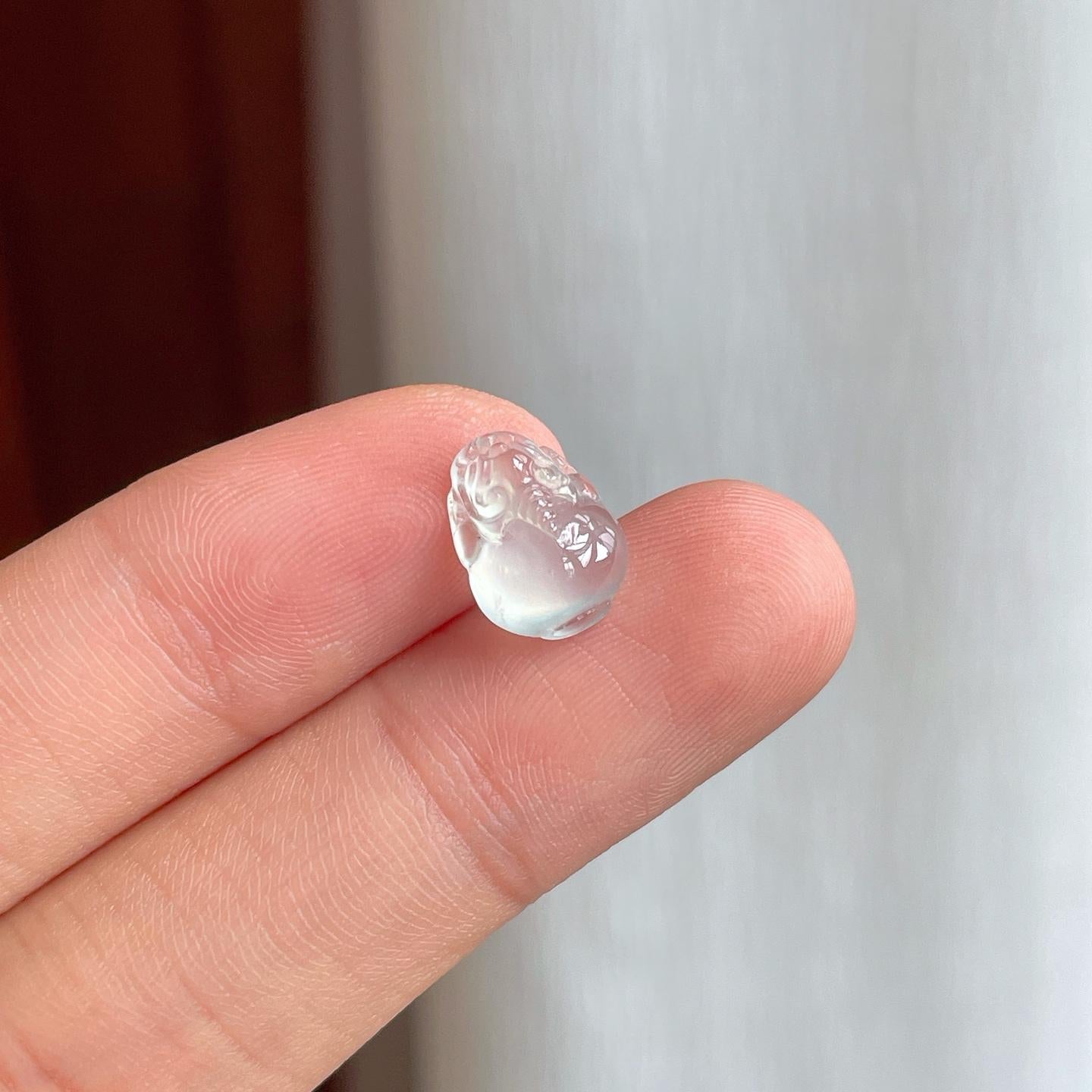 裸石冰玻种翡翠貔貅（yc249137）