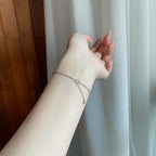 18k金钻镶糯冰满绿翡翠葫芦手链（yc270319）