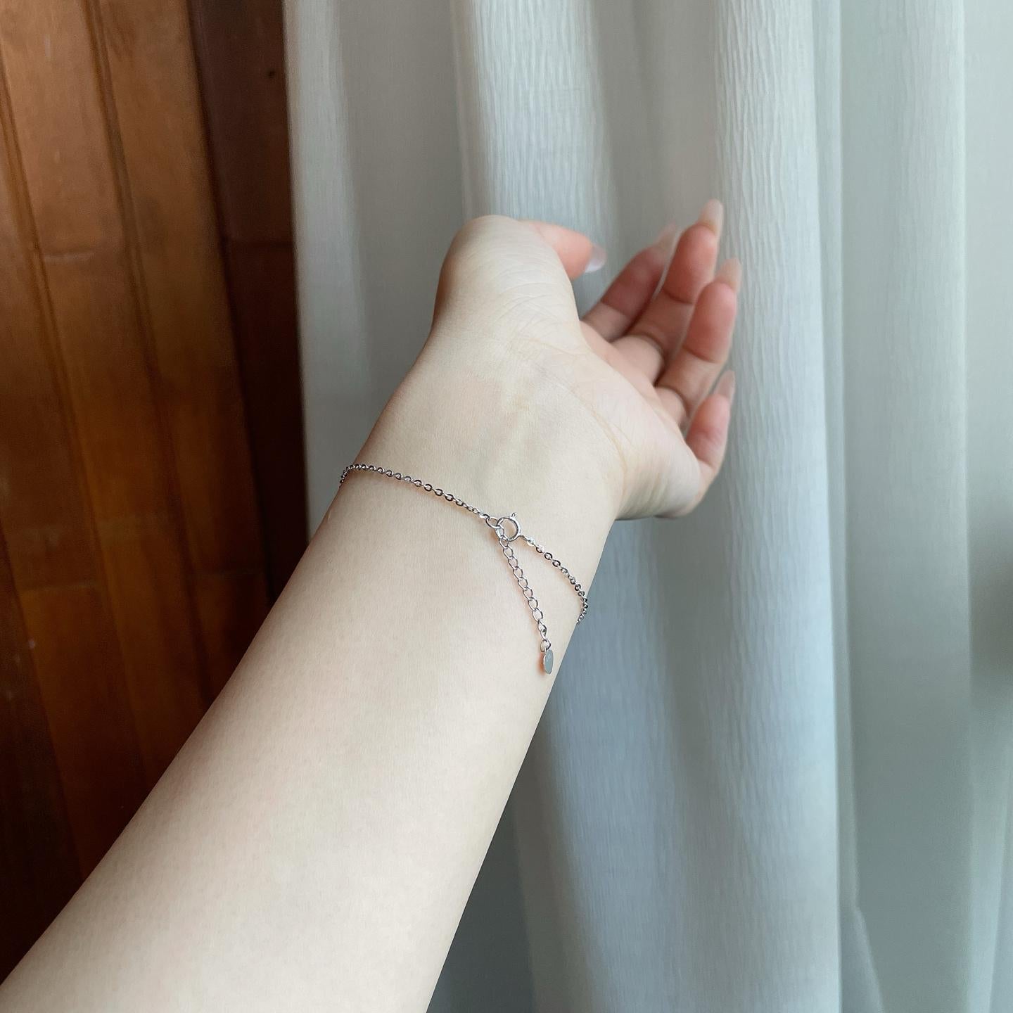 18k金钻镶糯冰满绿翡翠葫芦手链（yc270319）