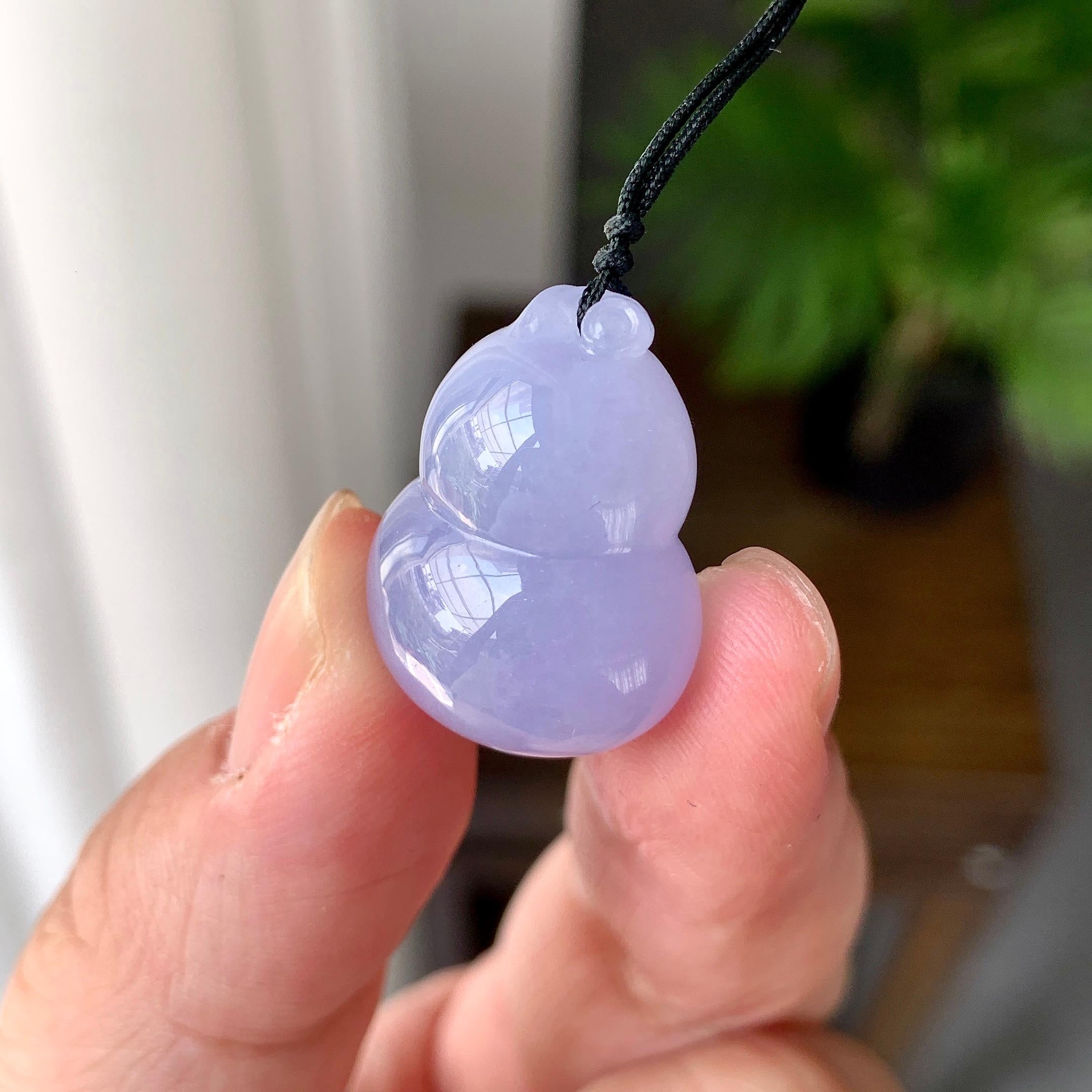 细糯种紫罗兰葫芦吊坠（yc248211）